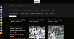 Desktop Screenshot of battingwithbimal.com