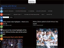 Tablet Screenshot of battingwithbimal.com